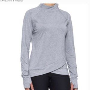 Mondettta 1/4 neck zip fleece lined sweatshirt szS